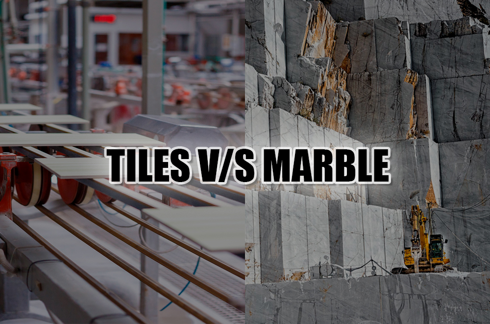 TILES V/s MARBLE : WHAT’S THE DIFFERENCE?